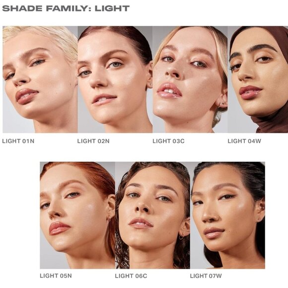 Morphe Lightform Extended Hydration Foundation ~ Light/Med 07W (Golden) 30ml NIB - Picture 7 of 13